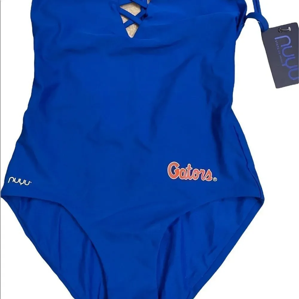 Nuyu Crisscross One Piece Swimsuit Size S NWT